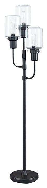 Ashley Furniture Jaak - Bronze Finish - Metal Floor Lamp | Meri Furniture