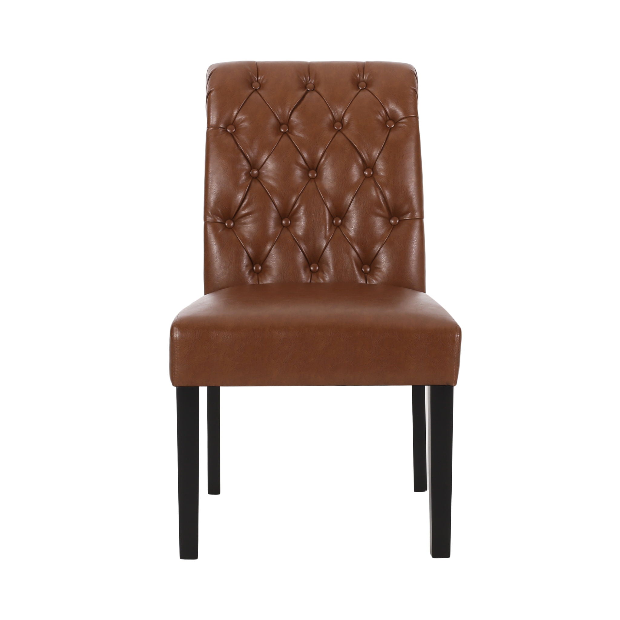 Broxton - Tuft Dining Rolltop Chairs With Button Tufted Backrest (Set of 2)