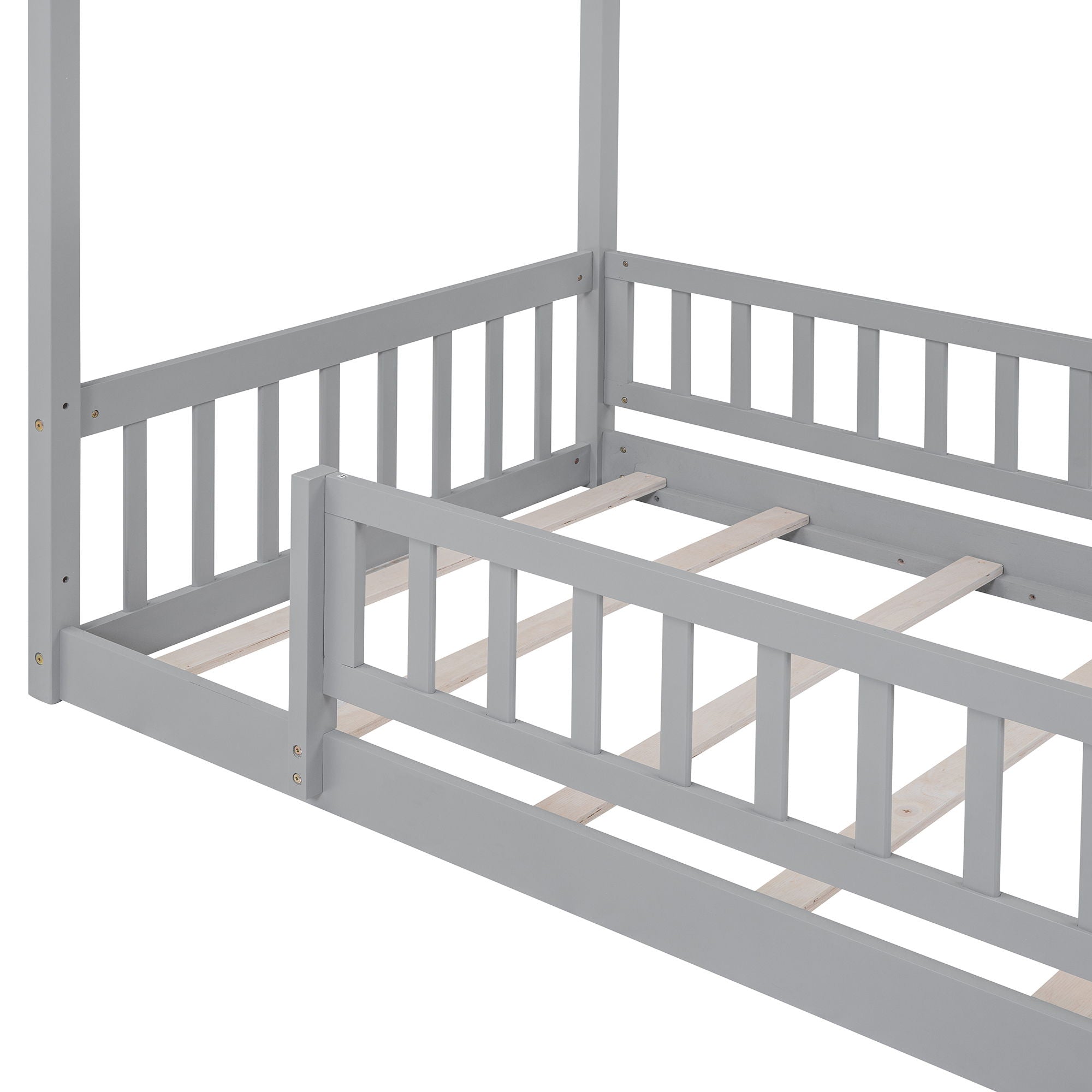 Bed House Bed Frame With Fence