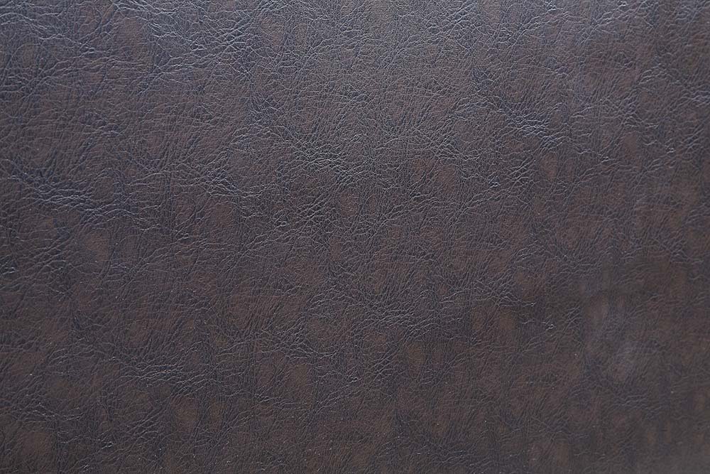 Raphaela - Side Chair Set of 2) - Black Synthetic Leather & Weathered Cherry