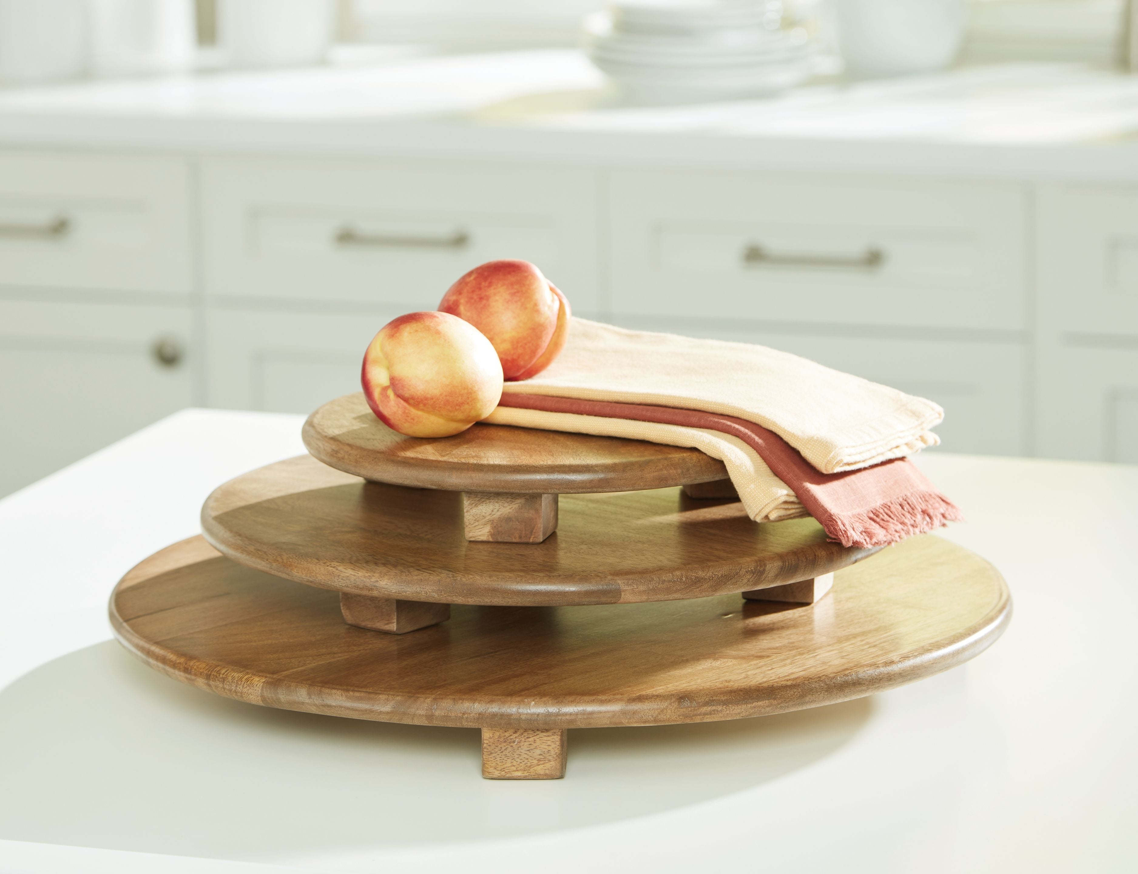 Signature Design by Ashley® Kaidler - Brown - Tray Set (Set of 3) | Meri Furniture