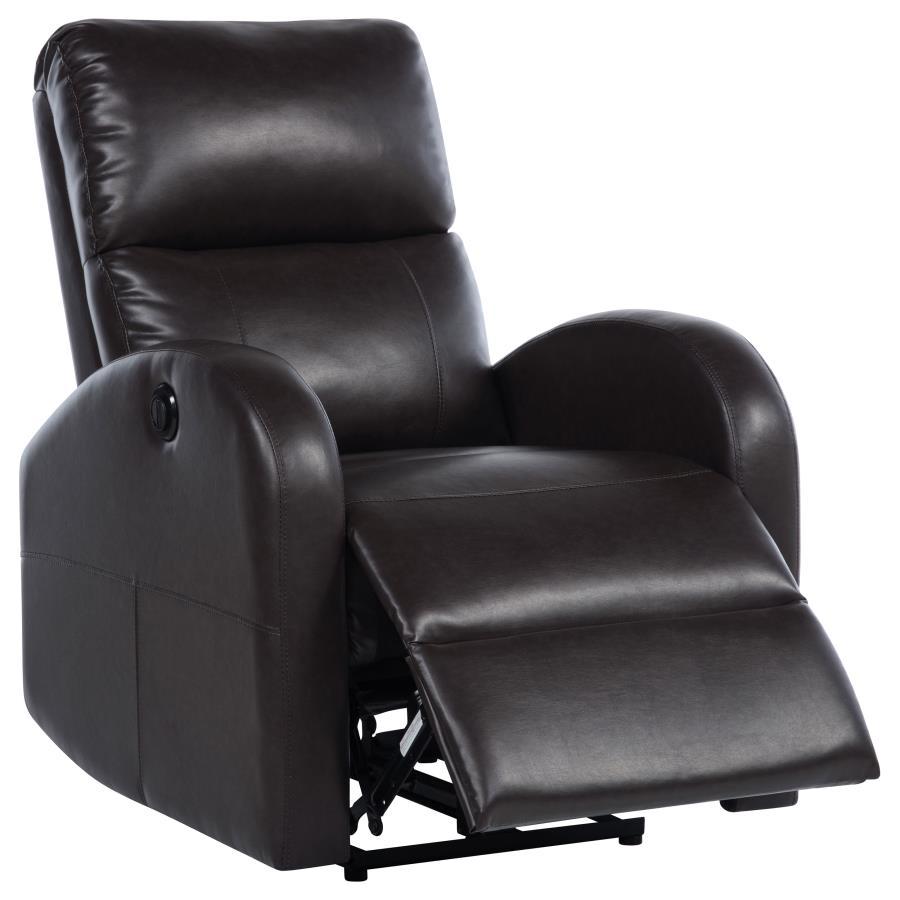 Coaster Fine Furniture Grant - Upholstered Power Recliner Chair | Meri Furniture