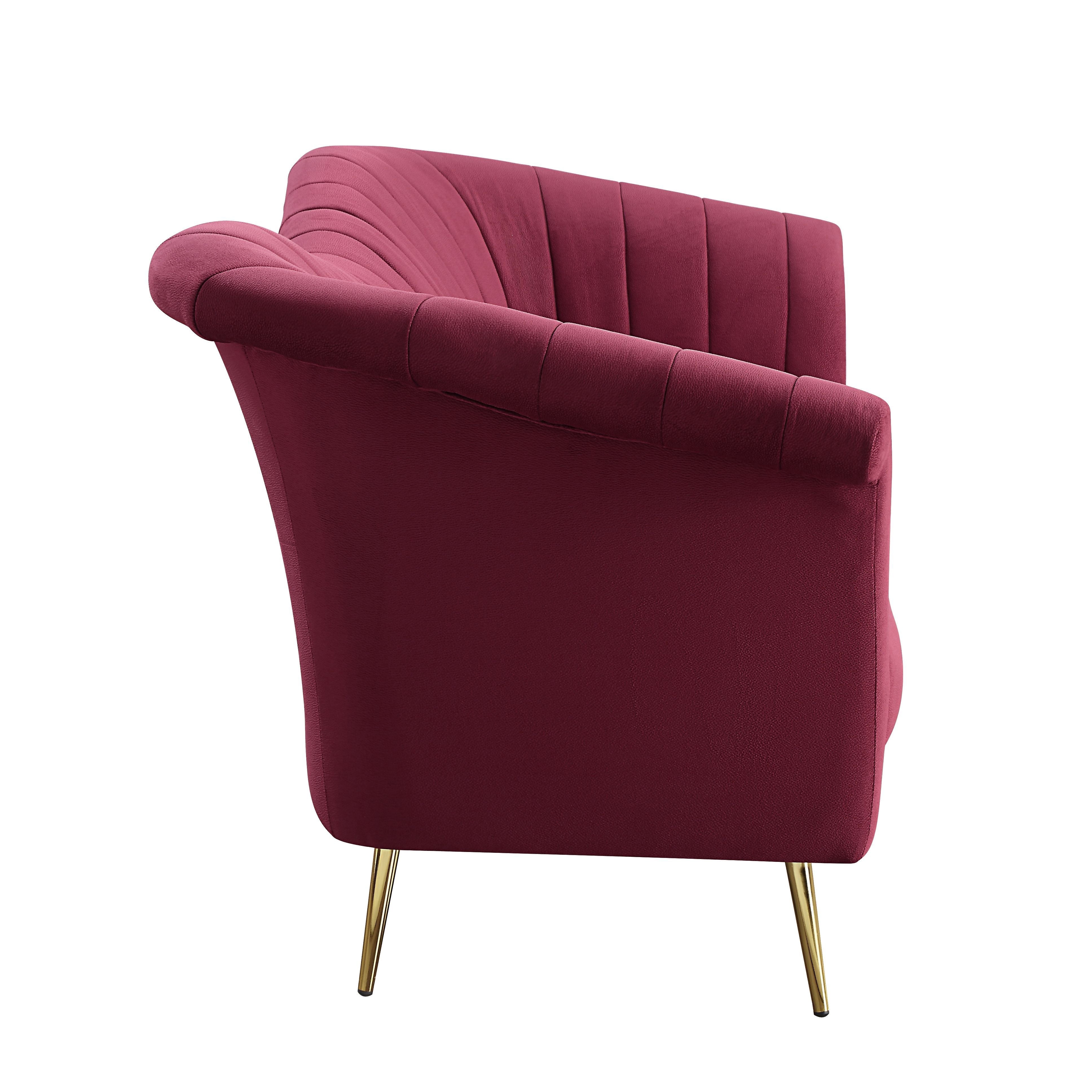 ACME Callista - Sofa - Red Velvet | Meri Furniture