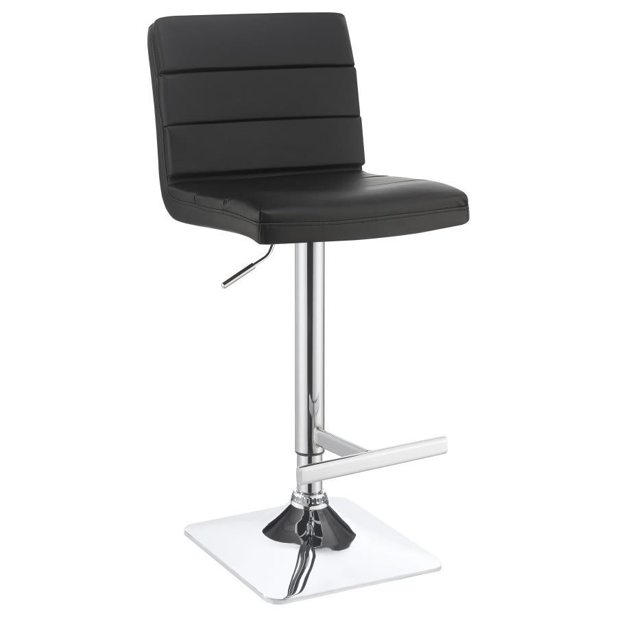 Coaster Fine Furniture Bianca - Square Upholstered Adjustable Bar Stools (Set of 2) | Meri Furniture