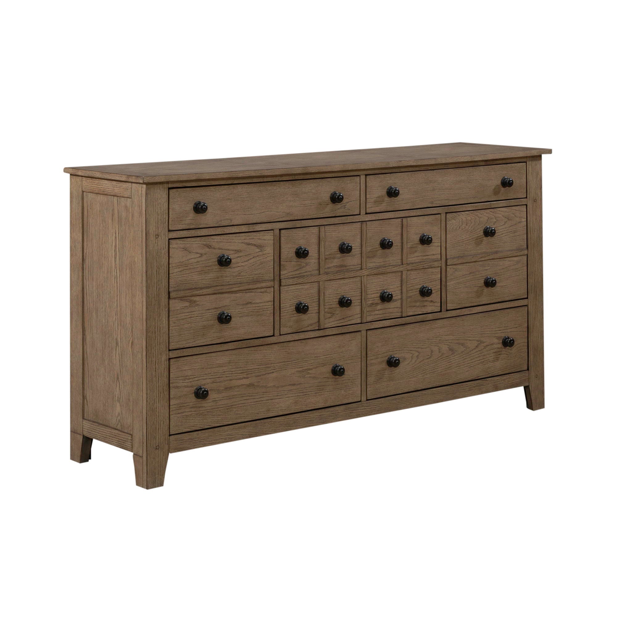 Liberty Furniture Grandpas Cabin - 7 Drawers Dresser - Light Brown | Meri Furniture