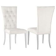 Coaster Fine Furniture Kerwin - Velvet Upholstered Dining Side Chair (Set of 2) | Meri Furniture