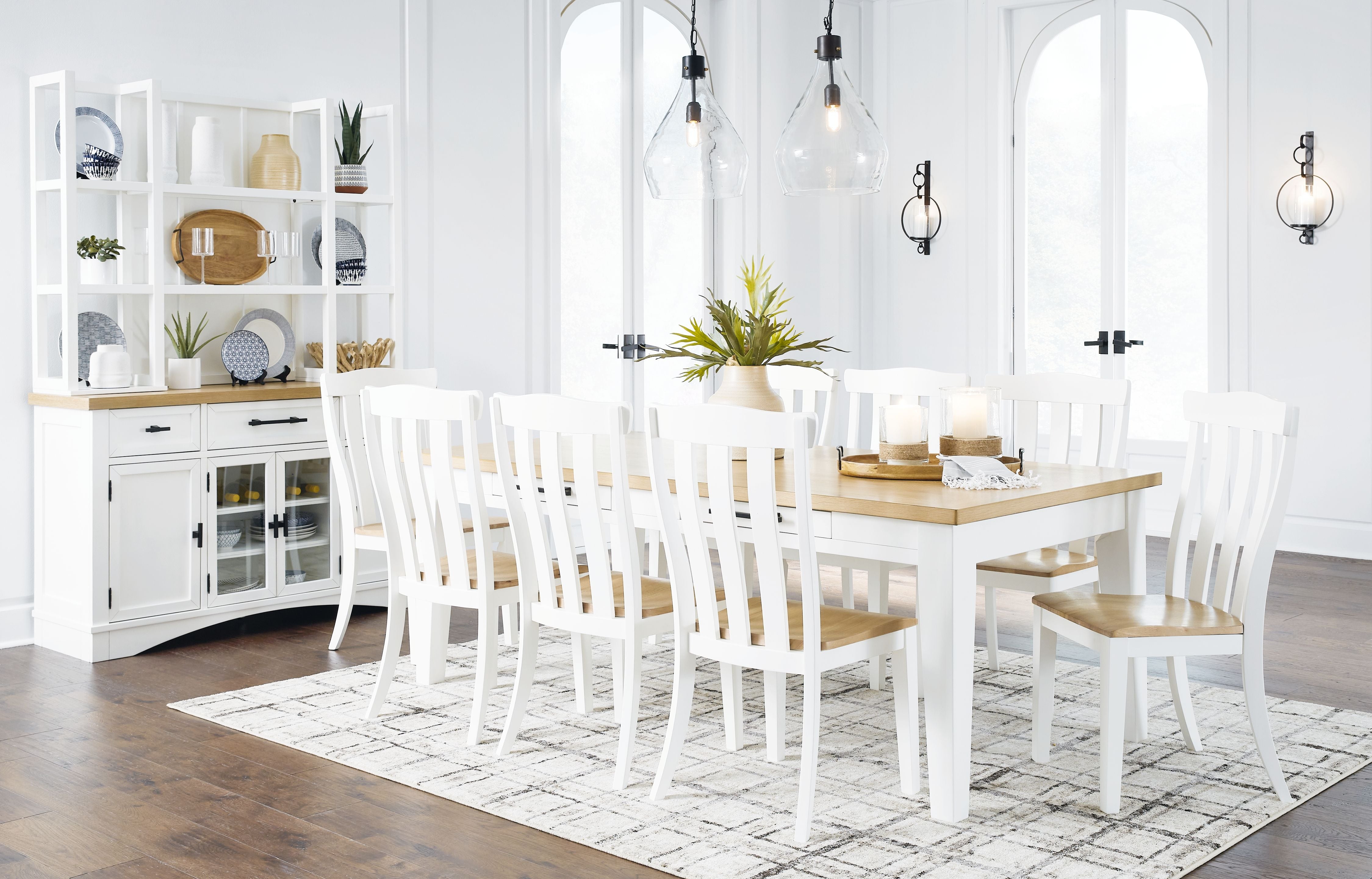 Signature Design by Ashley® Ashbryn - Dining Room Set | Meri Furniture