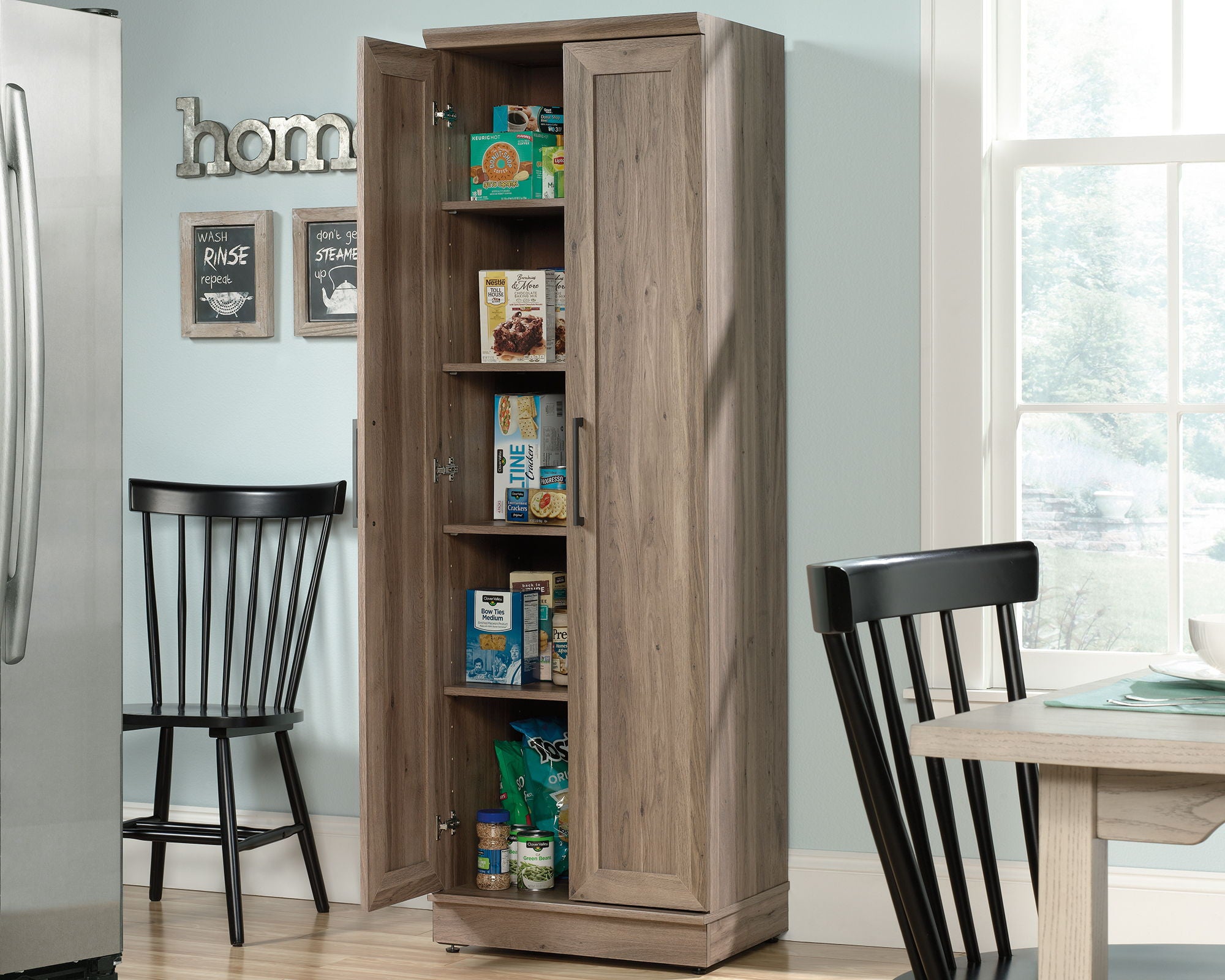 Storage Cabinet in Salt Oak