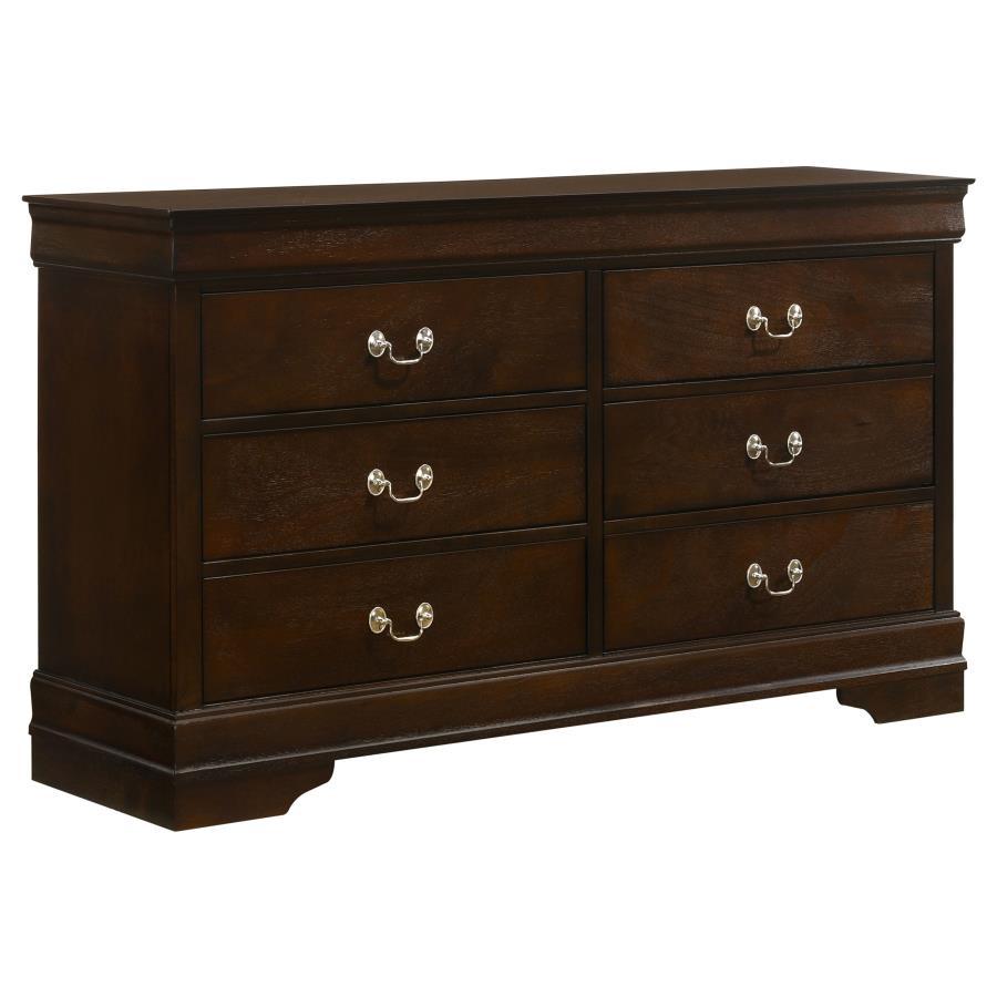 Coaster Fine Furniture Louis Philippe - Six-drawer Dresser | Meri Furniture