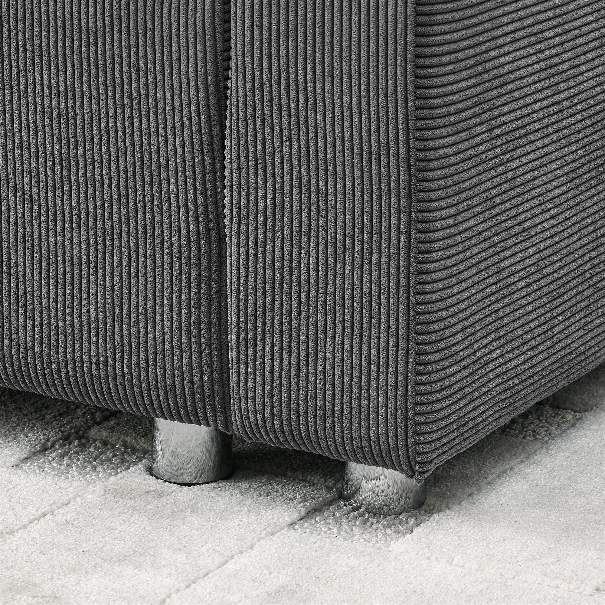 Convertible L Shaped Sleeper Sofa Bed With Reversible Chaise And Storage