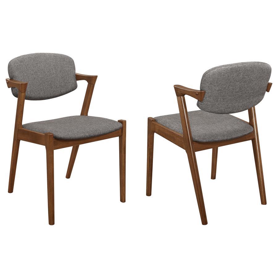 Coaster Fine Furniture Malone - Padded Wood Dining Arm Chair (Set of 2) - Dark Walnut | Meri Furniture
