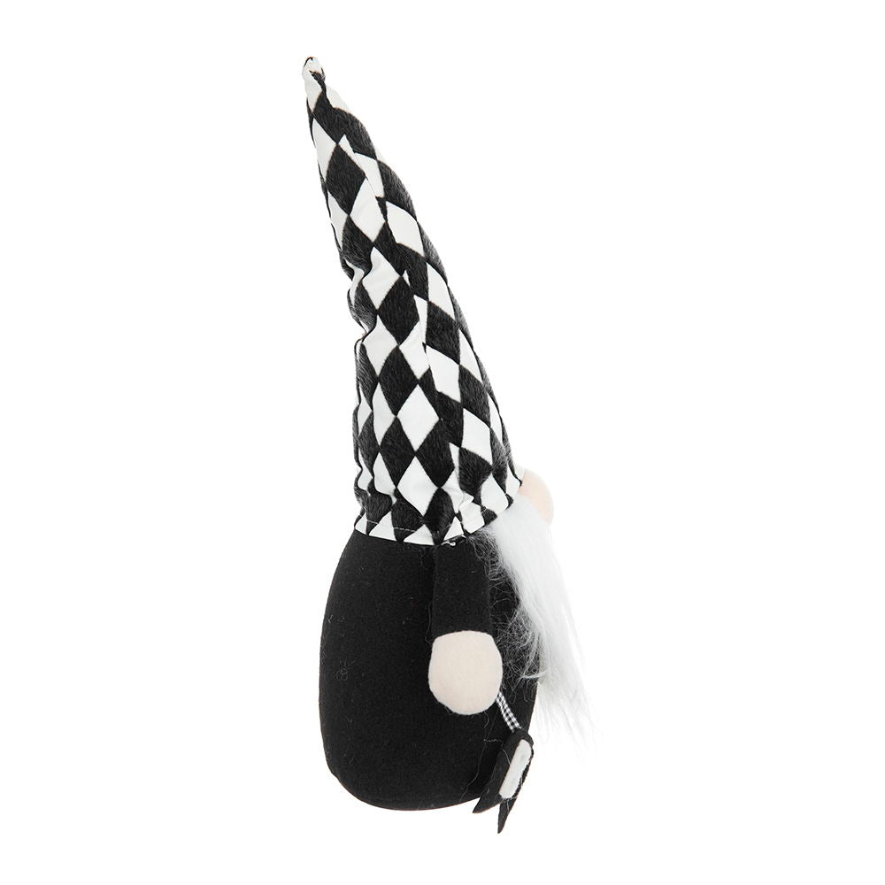 Gnome Decor, For Halloween Decor - Black / White