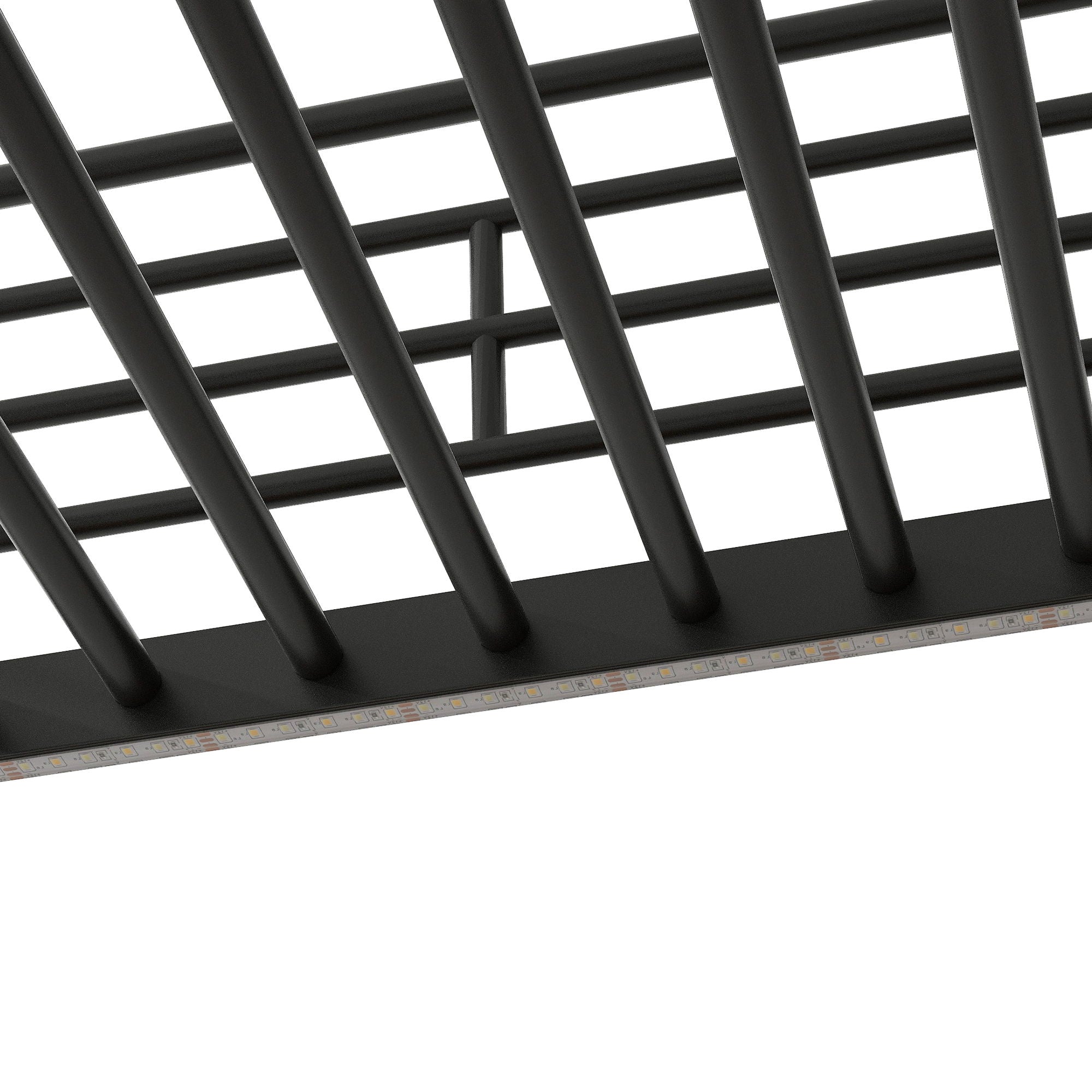 Loft Bed With Desk, Storage Staircase, Small Wardrobe And LED Light