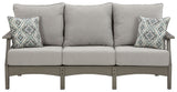 Visola - Gray - Sofa With Cushion