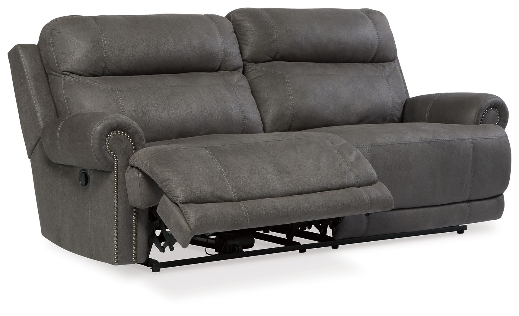 Ashley Furniture Austere - Gray - 2 Seat Reclining Sofa | Meri Furniture