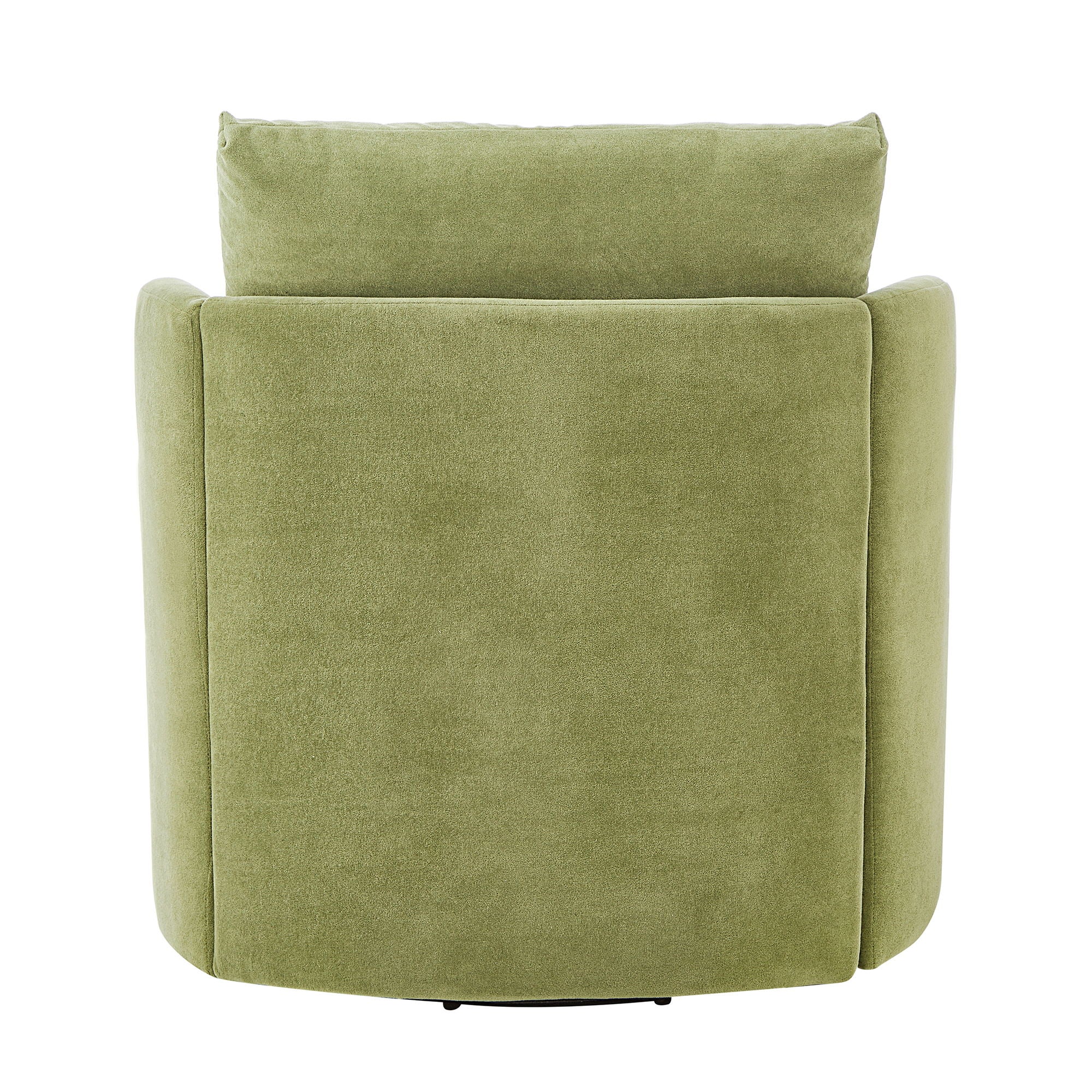 360° Modern Swivel Chair With Upholstered Curved Design