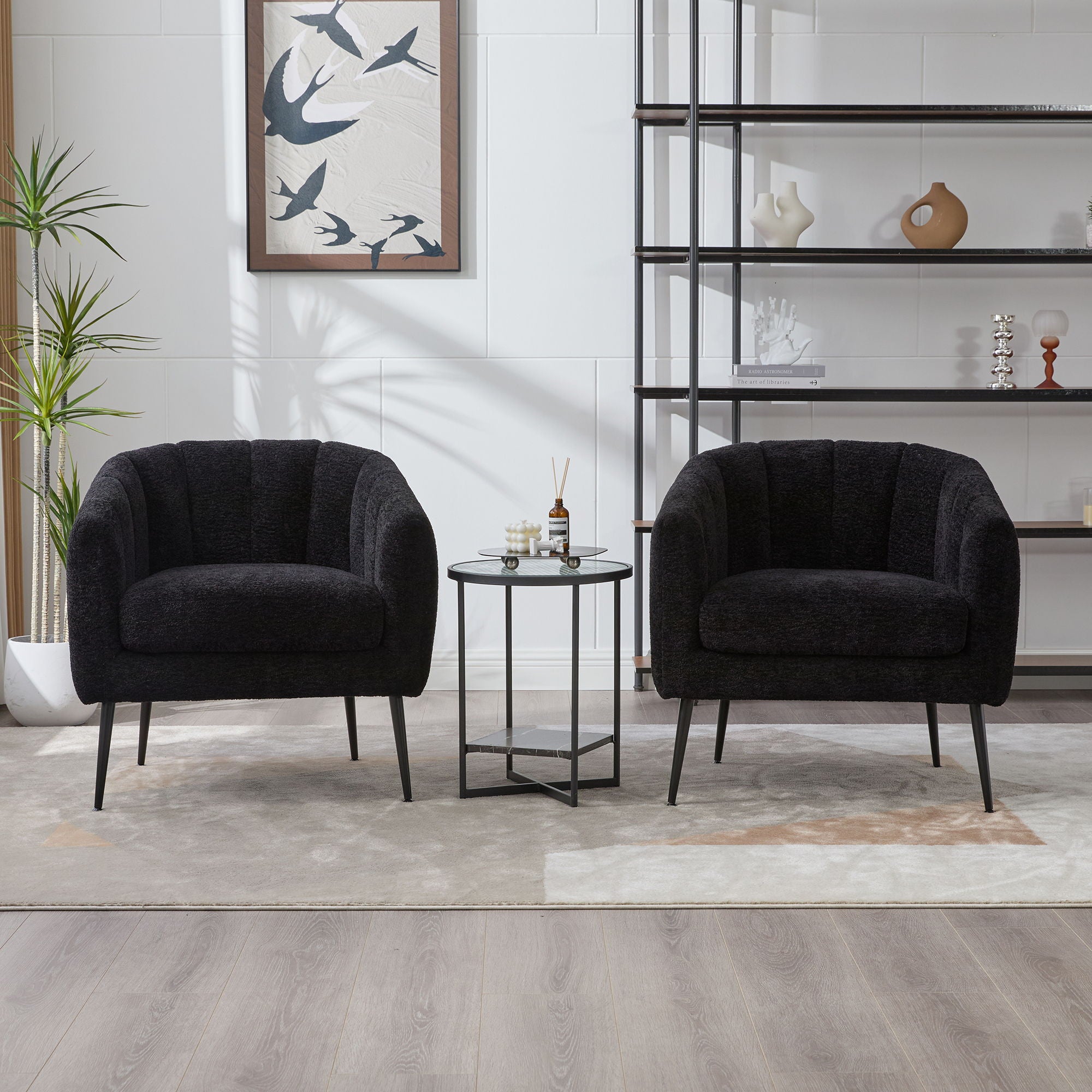 Vanity Barrel Accent Lounge Chair