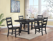 Coaster Fine Furniture Newport - Rectangular Trestle Dining Table Set | Meri Furniture