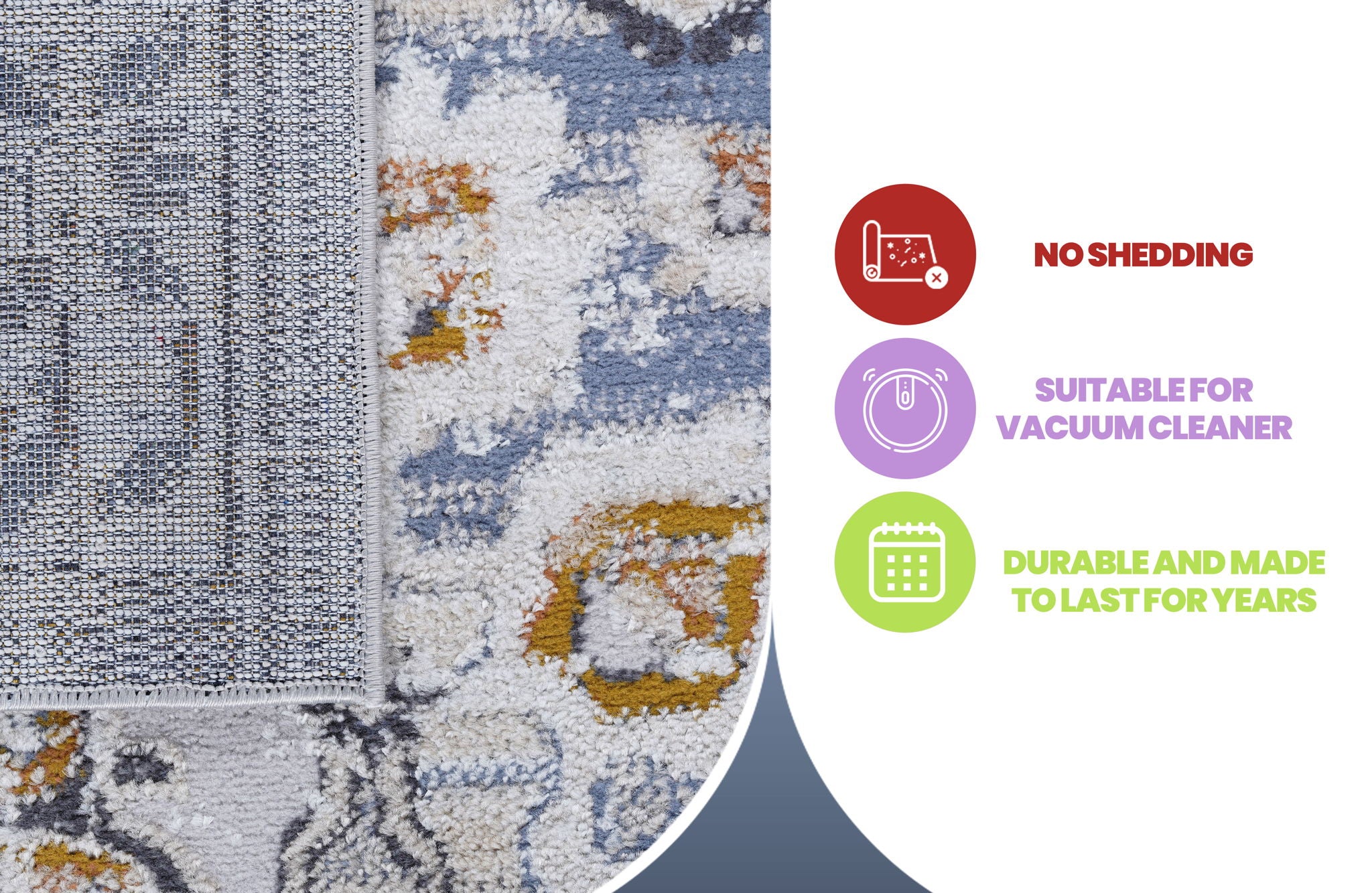 Payas - 8' X 10' Medallion Area Rug - Cream / Gold