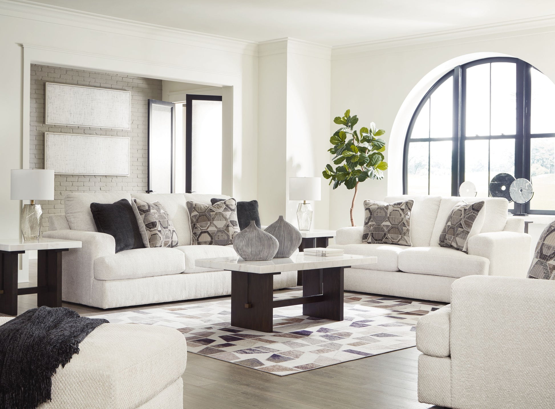 Signature Design by Ashley® Karinne - Living Room Set | Meri Furniture