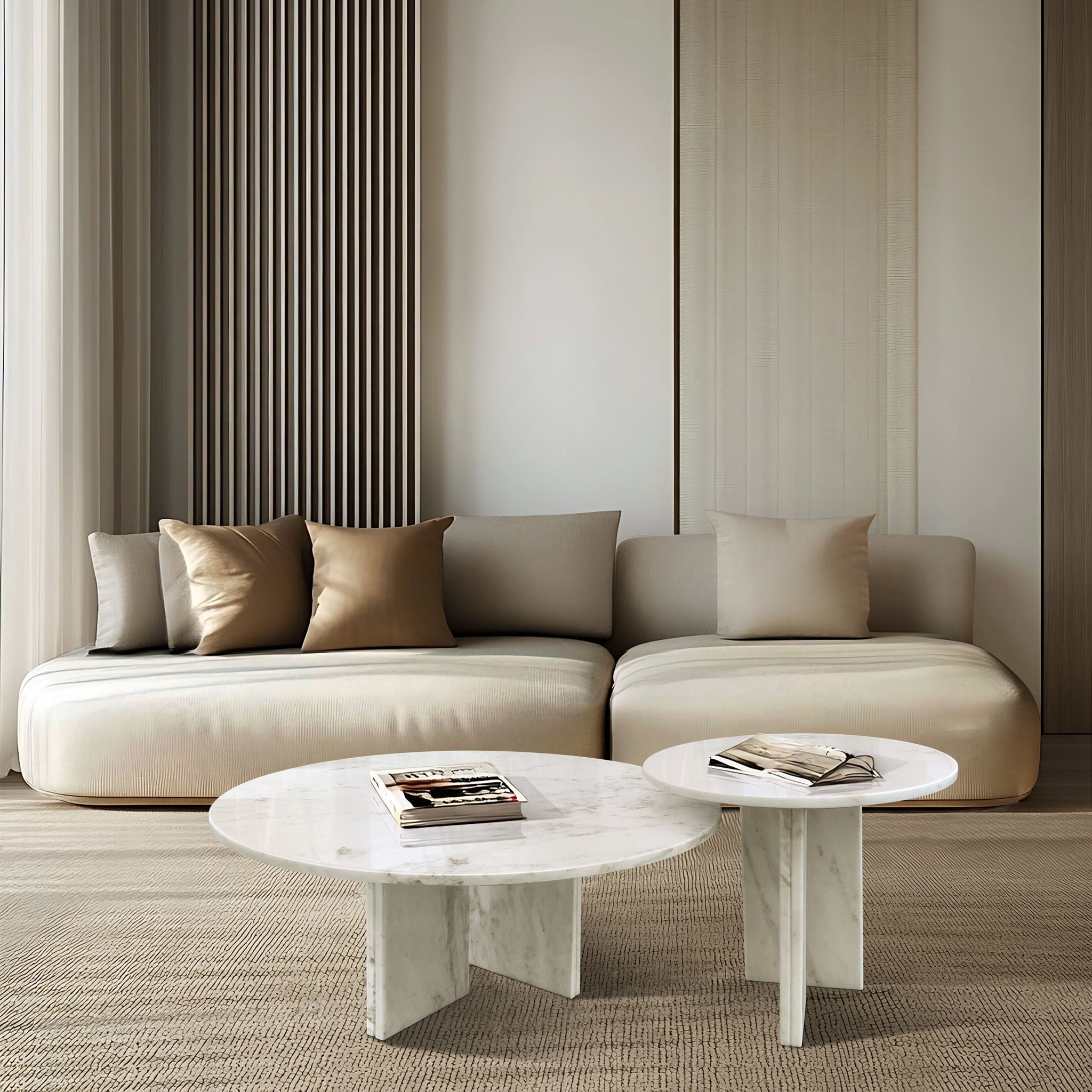 Elegant Coffee Duo Table Set