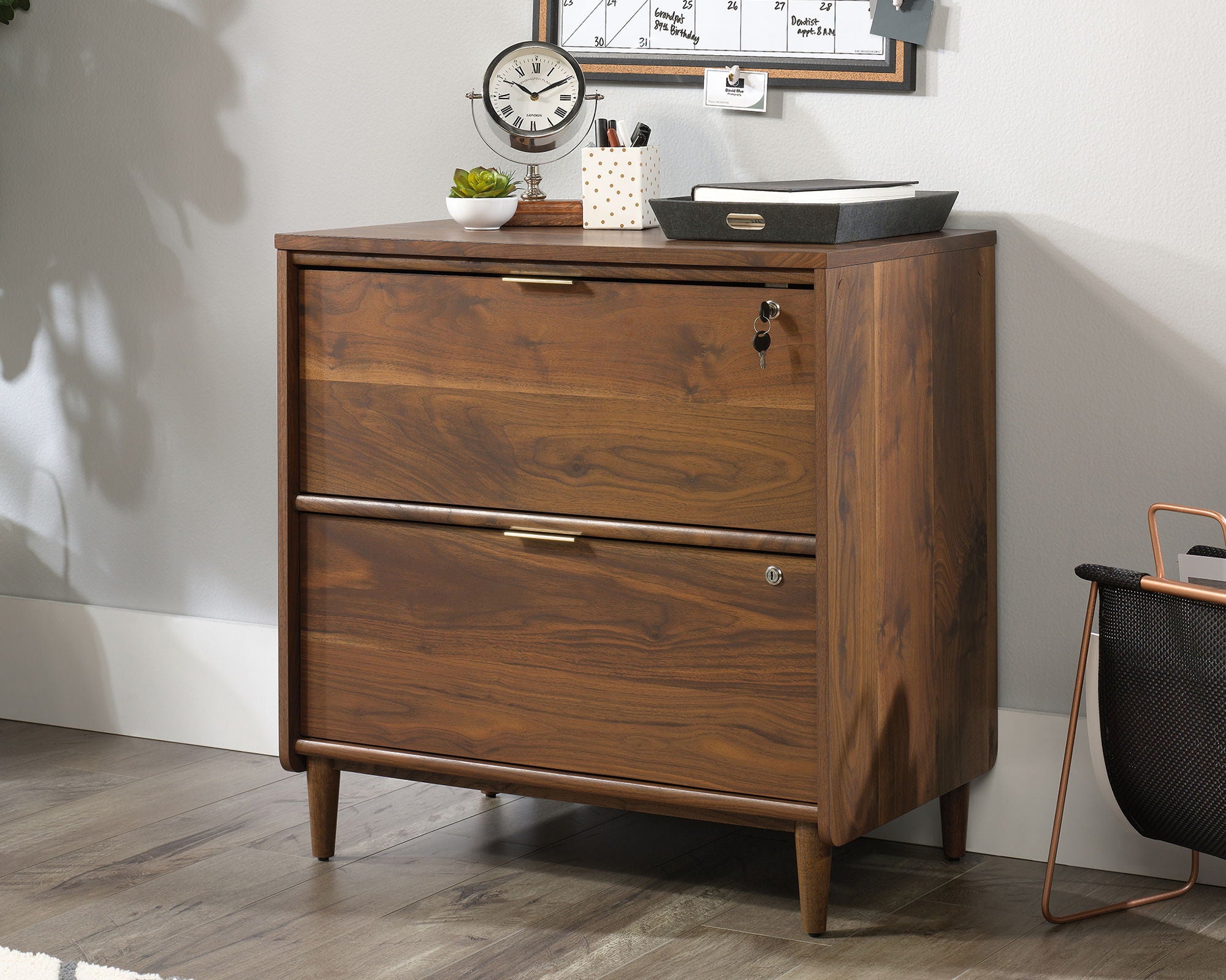 Clifford Place Lateral File Grand Walnut