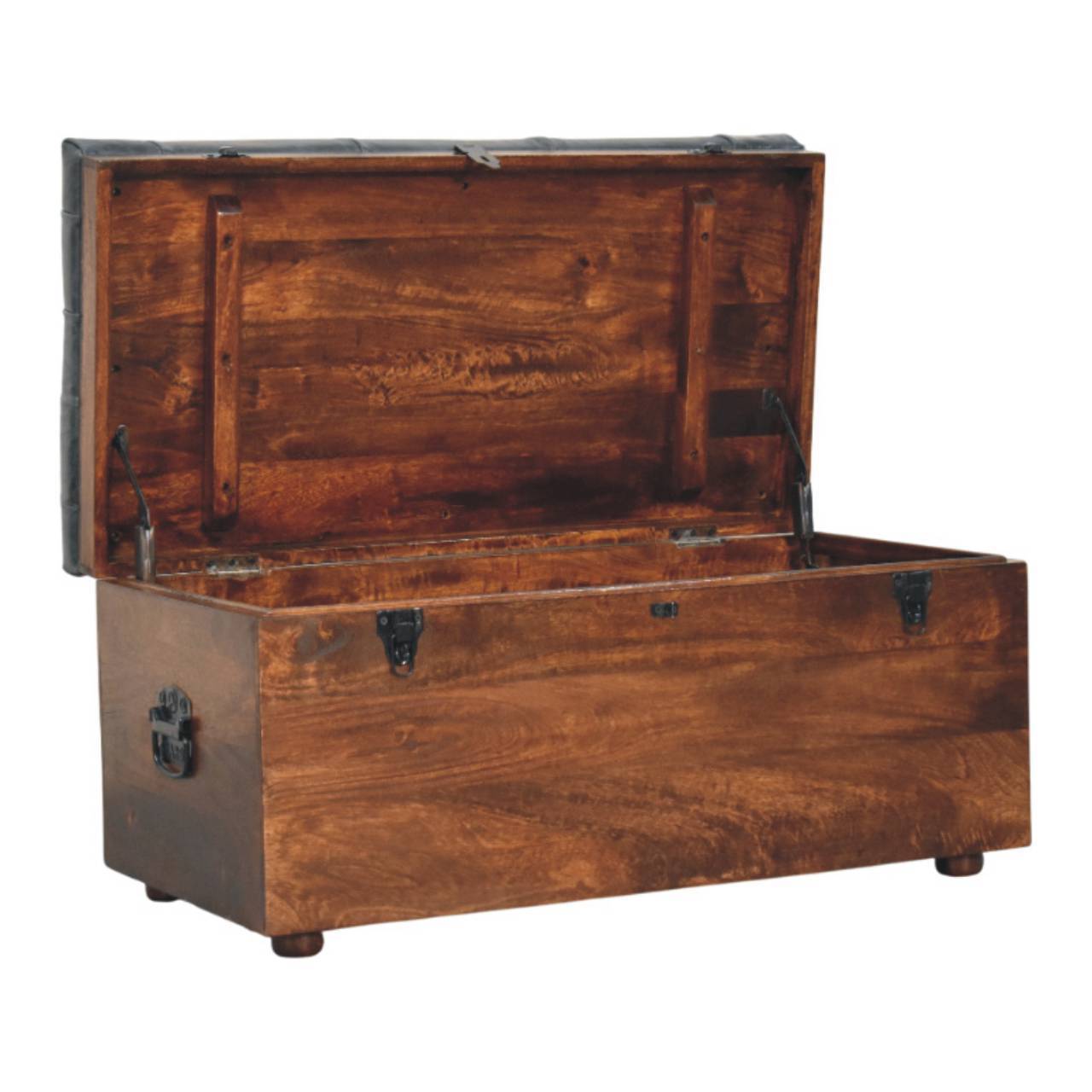 Buffalo - Leather Storage Trunk