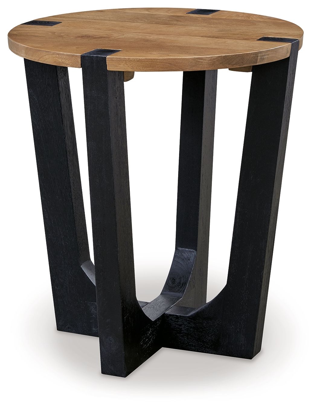 Signature Design by Ashley® Hanneforth - Brown - Round End Table | Meri Furniture