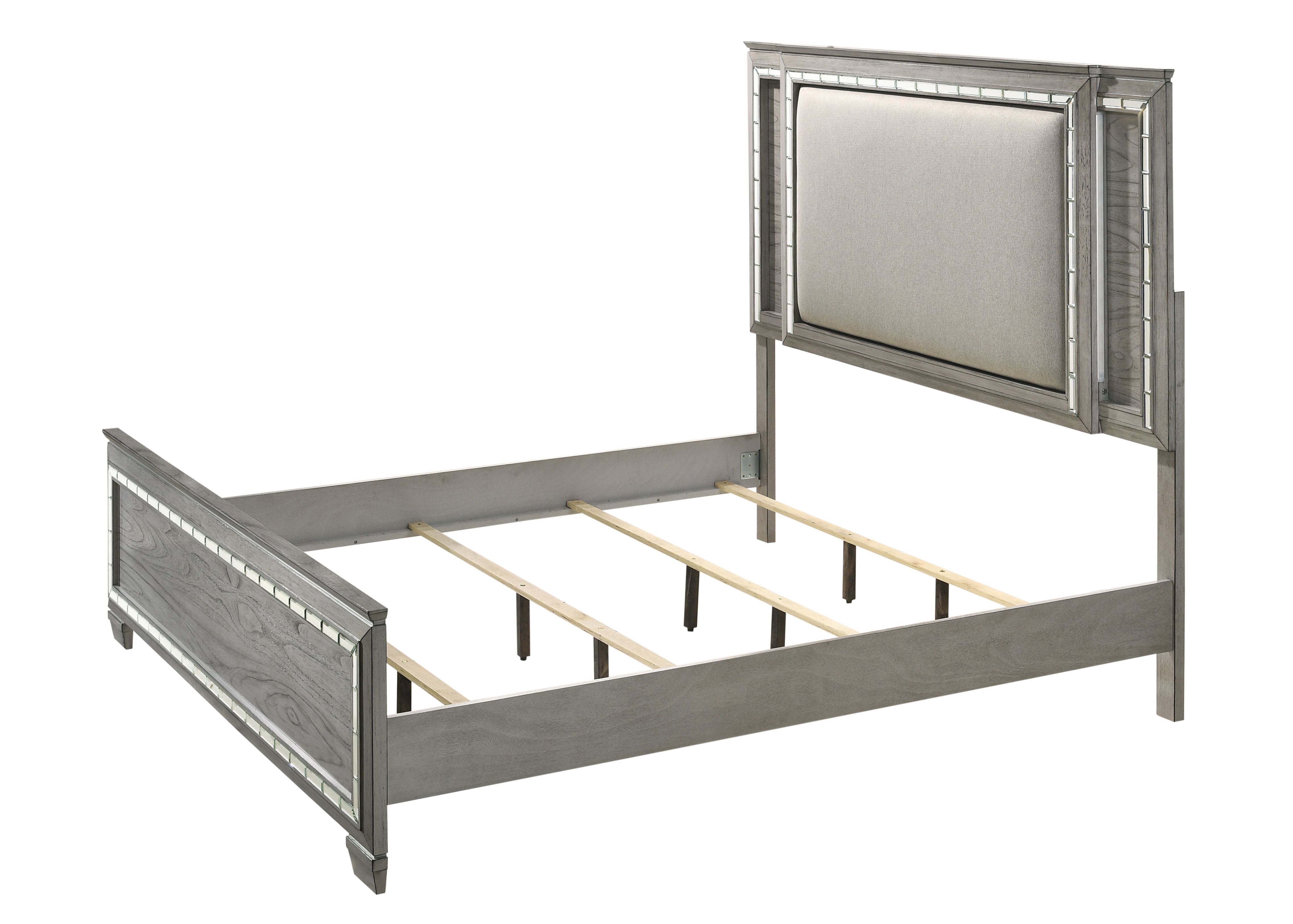 ACME Antares - Bed (LED HB) | Meri Furniture