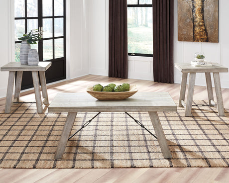 Ashley Furniture Carynhurst - Whitewash - Occasional Table Set (Set of 3) | Meri Furniture