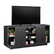 Contemporary TV Credenza in Raven Oak