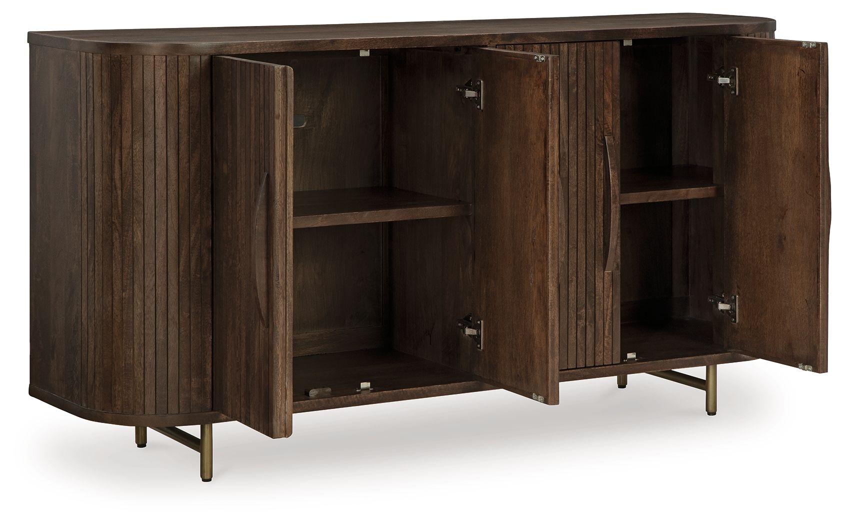 Signature Design by Ashley® Amickly - Dark Brown - Accent Cabinet | Meri Furniture