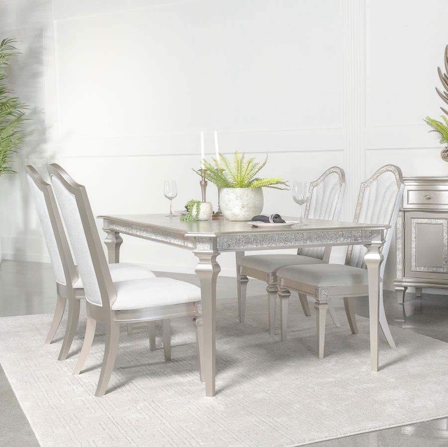 Coaster Fine Furniture Evangeline - Extension Leaf Dining Set | Meri Furniture
