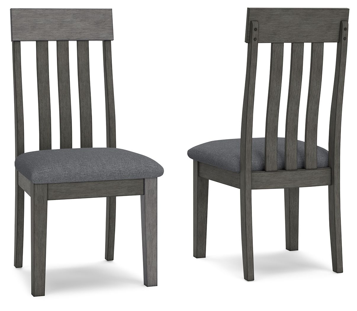 Hallanden - Dining UPH Side Chair (Set of 2) - Black / Gray