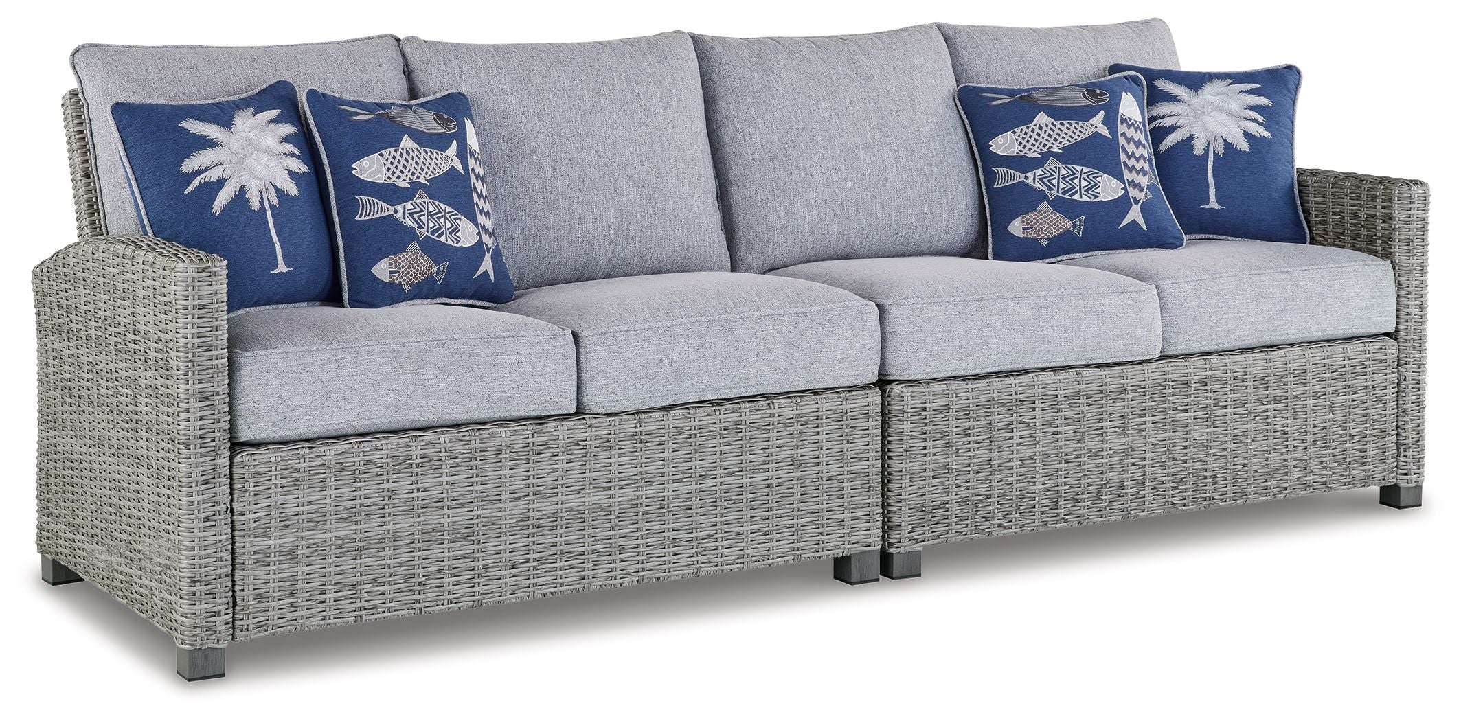Signature Design by Ashley® Naples Beach - Sectional Lounge | Meri Furniture