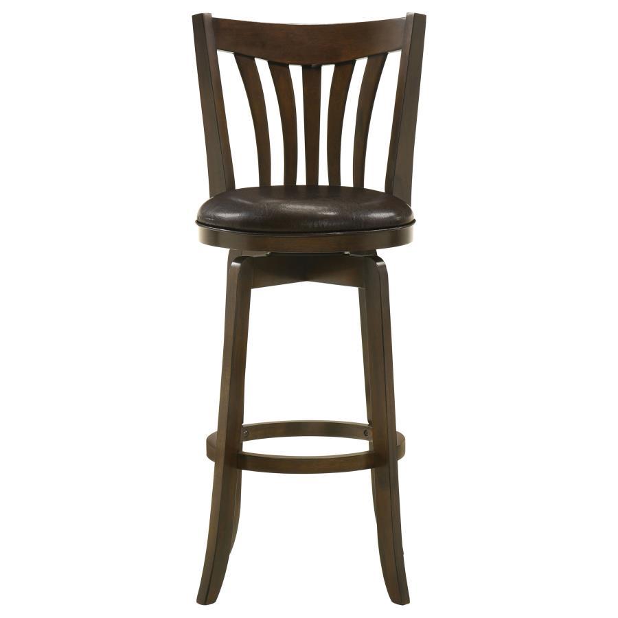 Coaster Fine Furniture Lambert - Wood Height Swivel Bar Chair | Meri Furniture