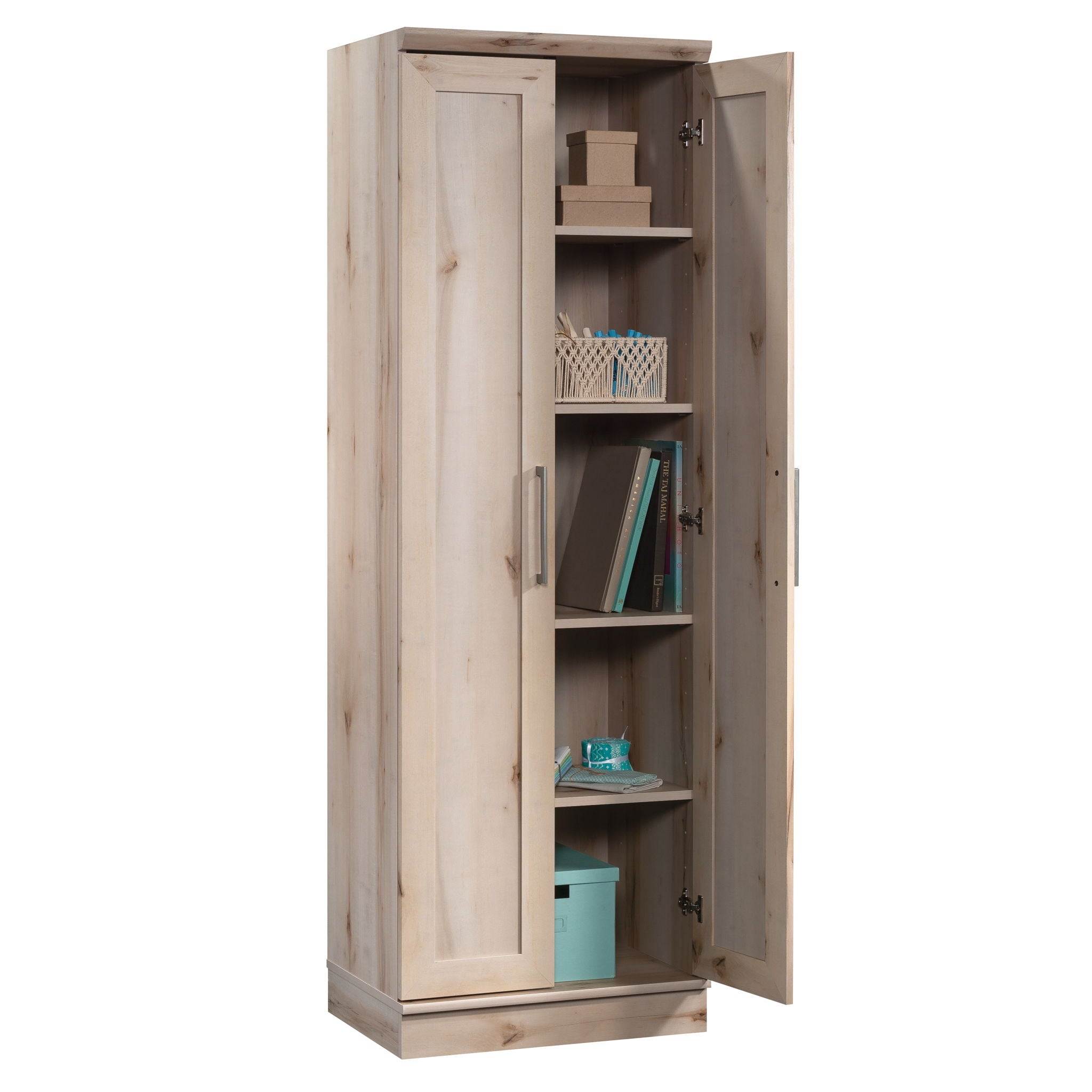 Two Door Storage Cabinet in Pacific Maple