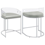 Coaster Fine Furniture Thermosolis - Clear Acrylic Chair (Set of 2) | Meri Furniture