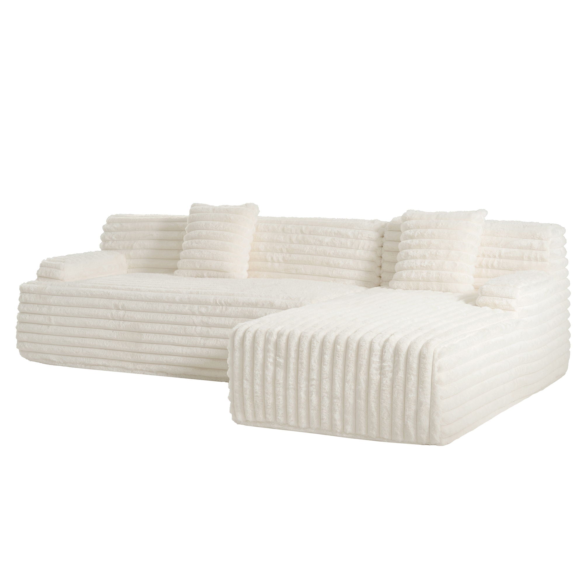 Cloud Sectional Sofa Upholstered Couch Free Combined Sofa