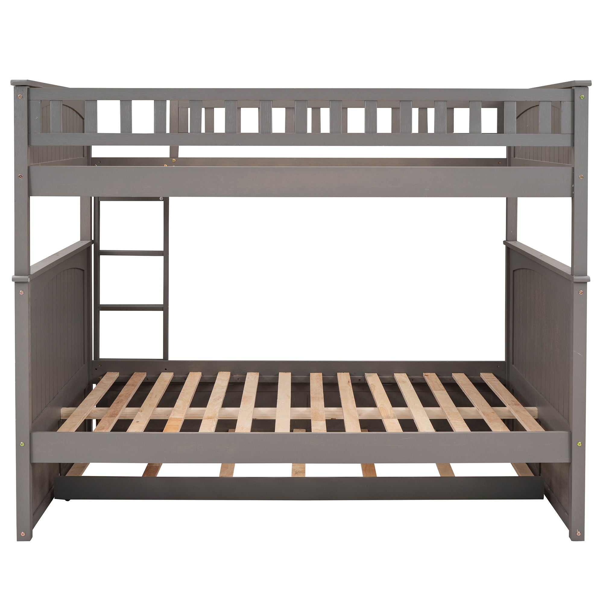 Bunk Bed With Twin Size Trundle, Guardrails