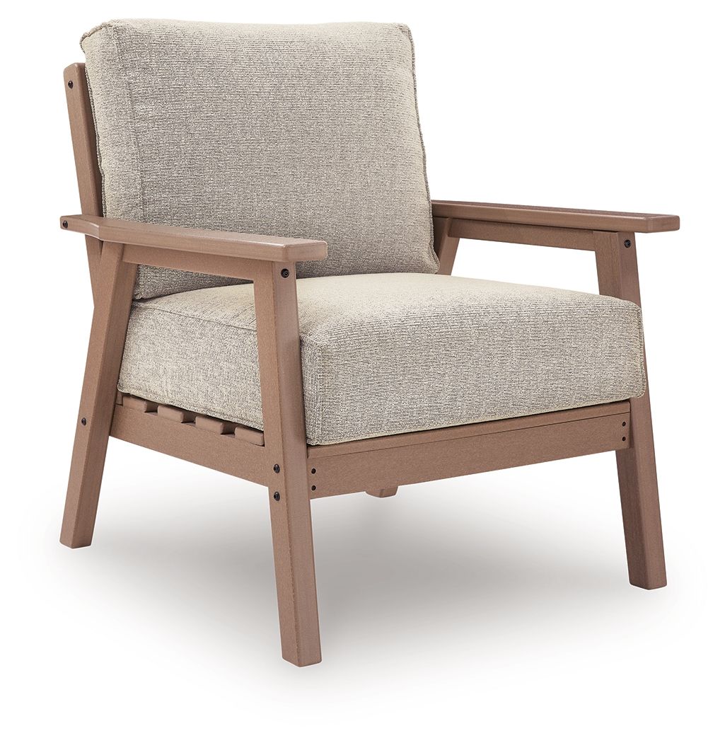 Grover Beach - Lounge Chair With Cushion (Set of 2) - Driftwood