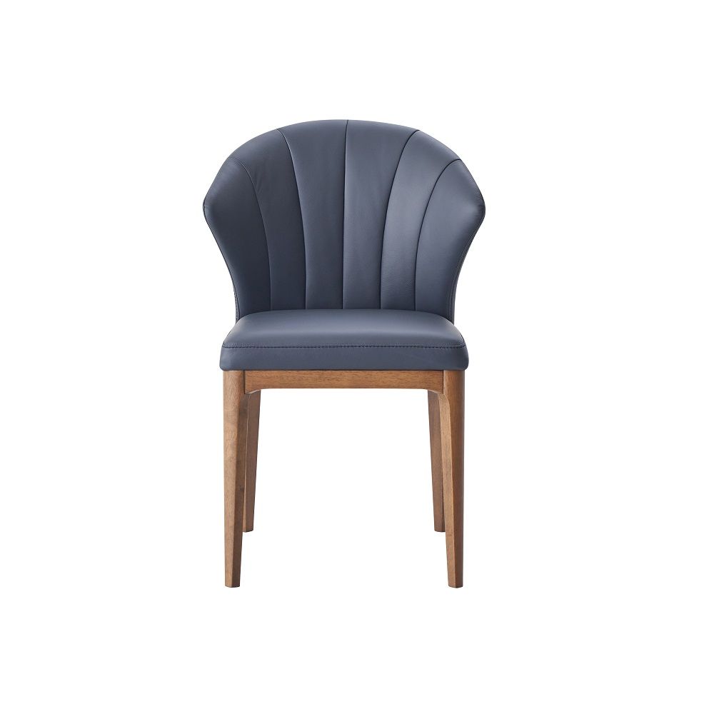 ACME Seraphyne - Side Chair (Set of 2) - Slate & Walnut | Meri Furniture