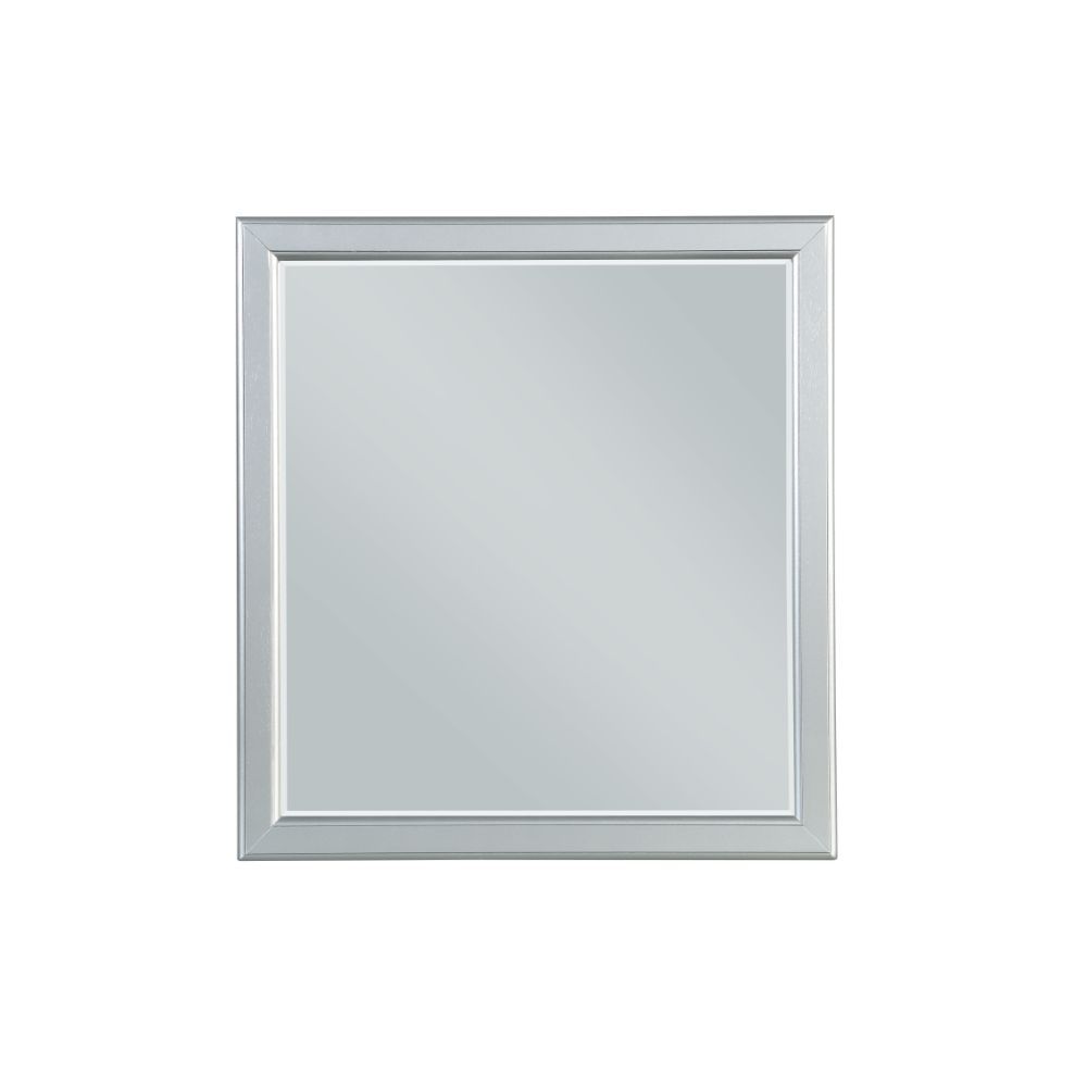 ACME This mirror simple in style with a rectangular frame. It will be the perfect complement from the most sophisticated to decor casual settings. | Meri Furniture