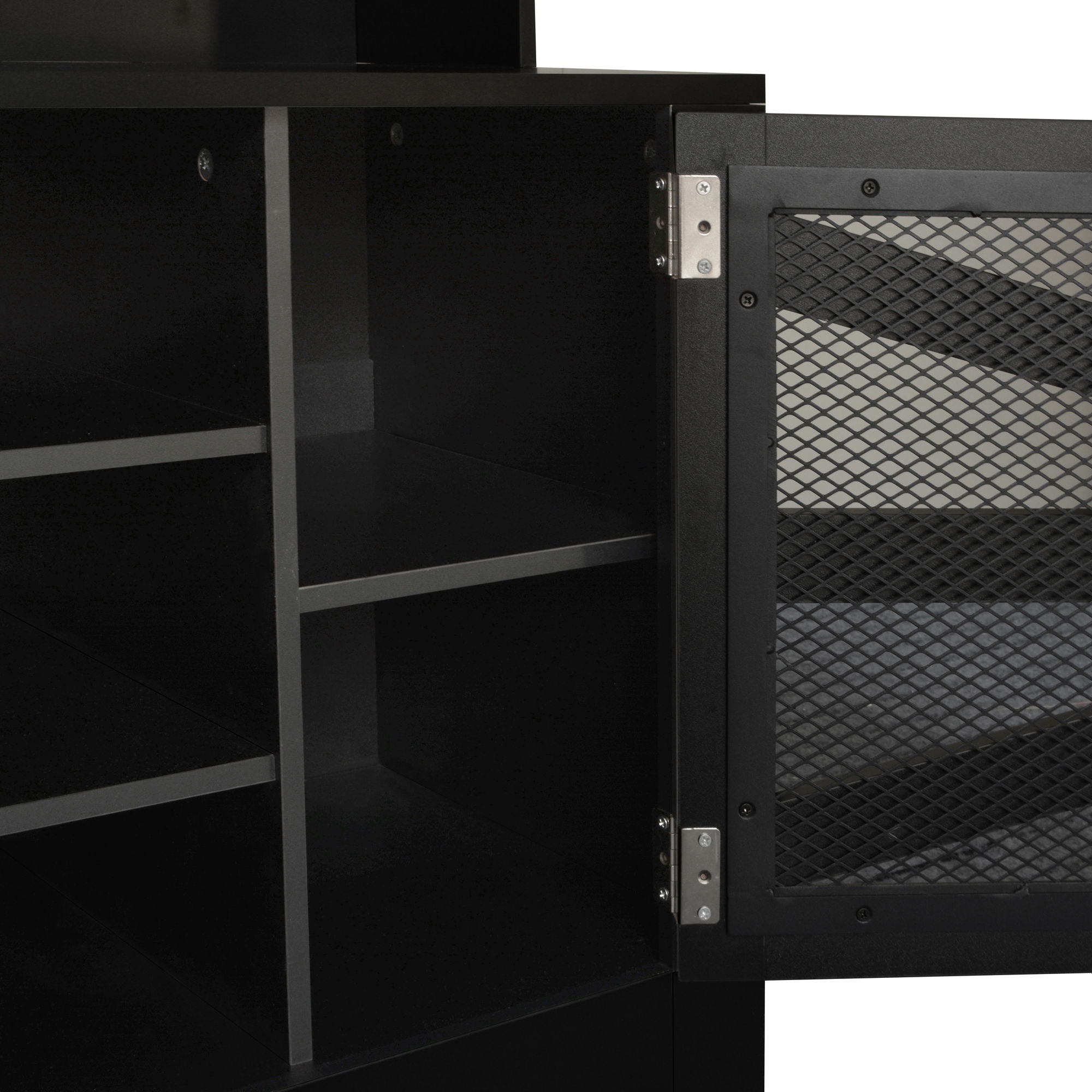 Entryway Bench With Coat Rack, 3 In 1 Design And Adjustable Shelves