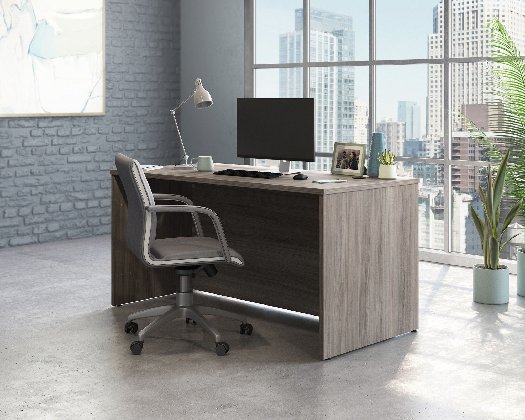 Commercial Desk 60" x 30" in Hudson Elm