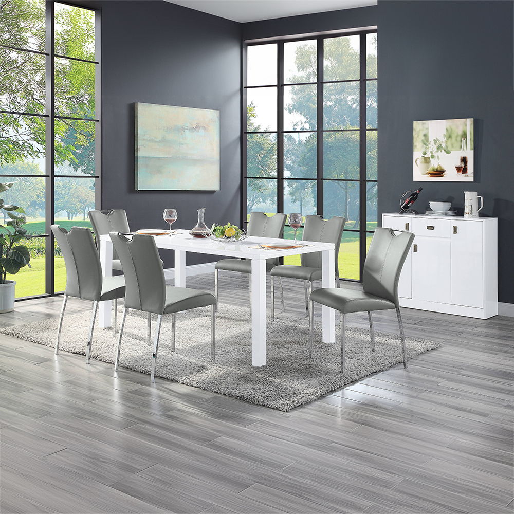 Pagan - Dining Table - White High Gloss