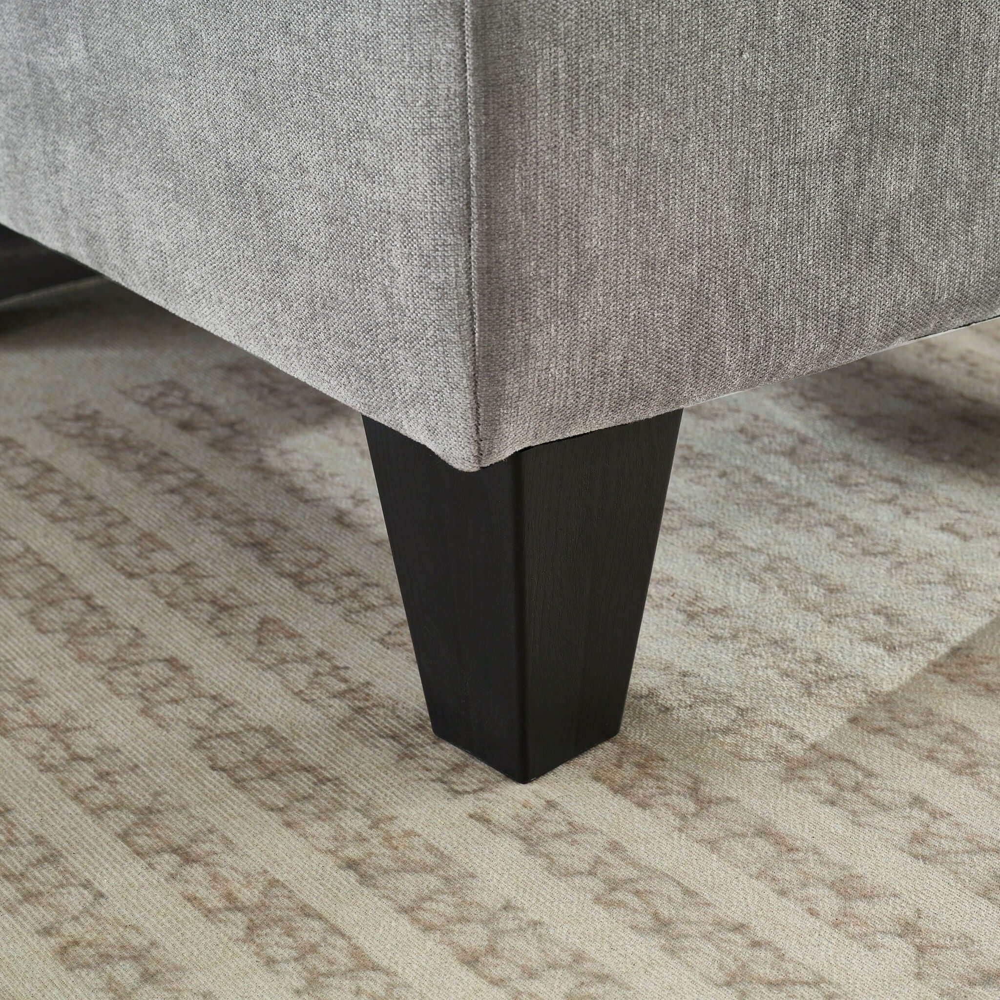 Modular Sectional Sofa With Movable Ottomans, USB Ports & Side Tables