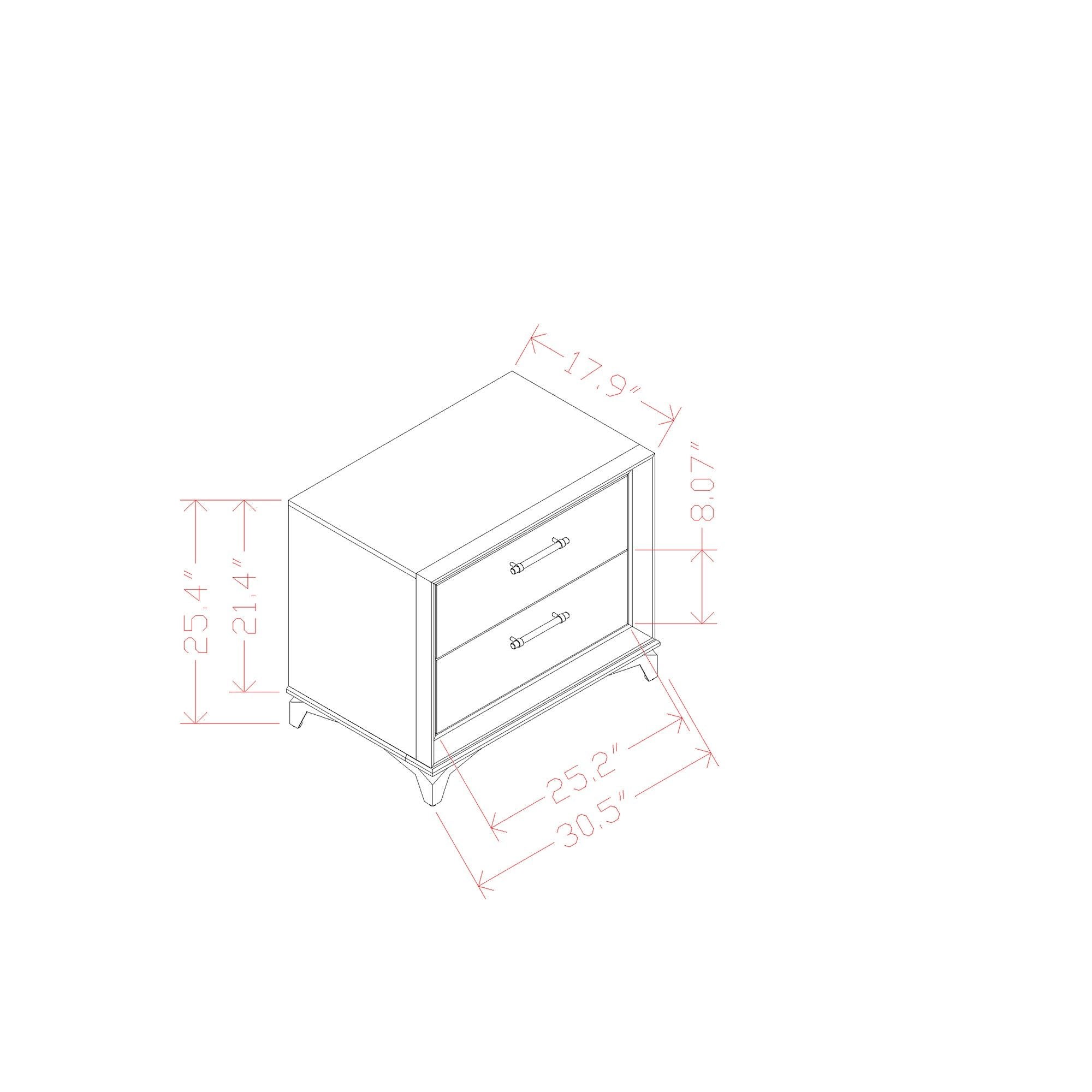 Star - Nightstand - White