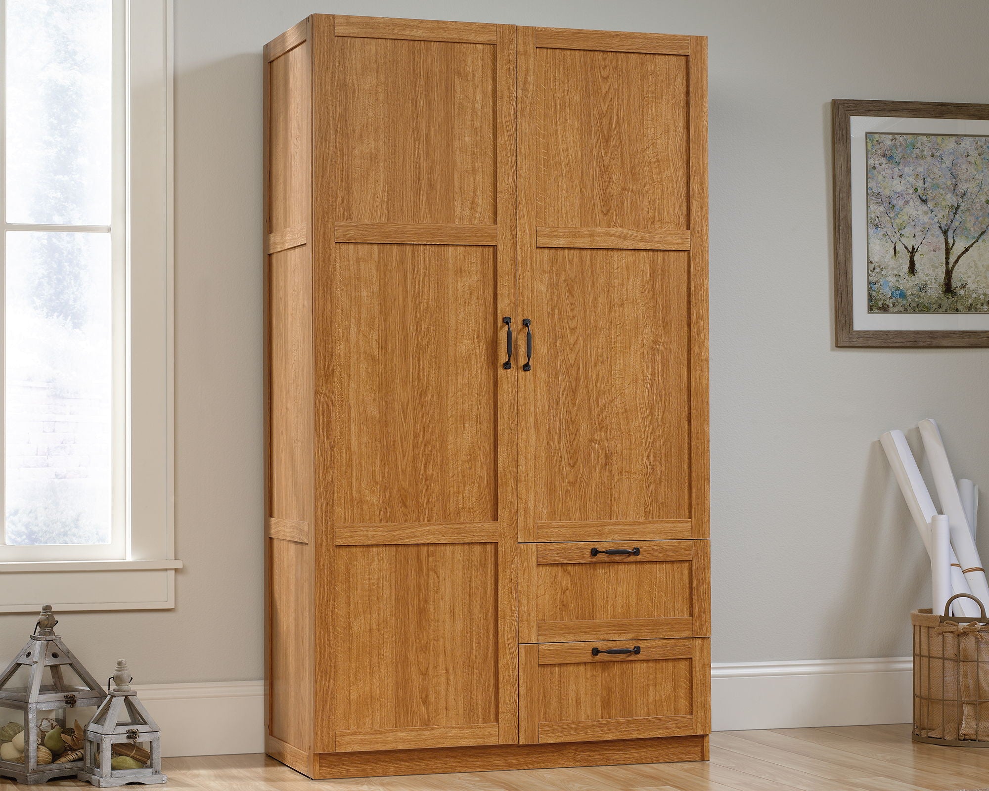 Wardrobe/Storage Cabinet Highland Oak