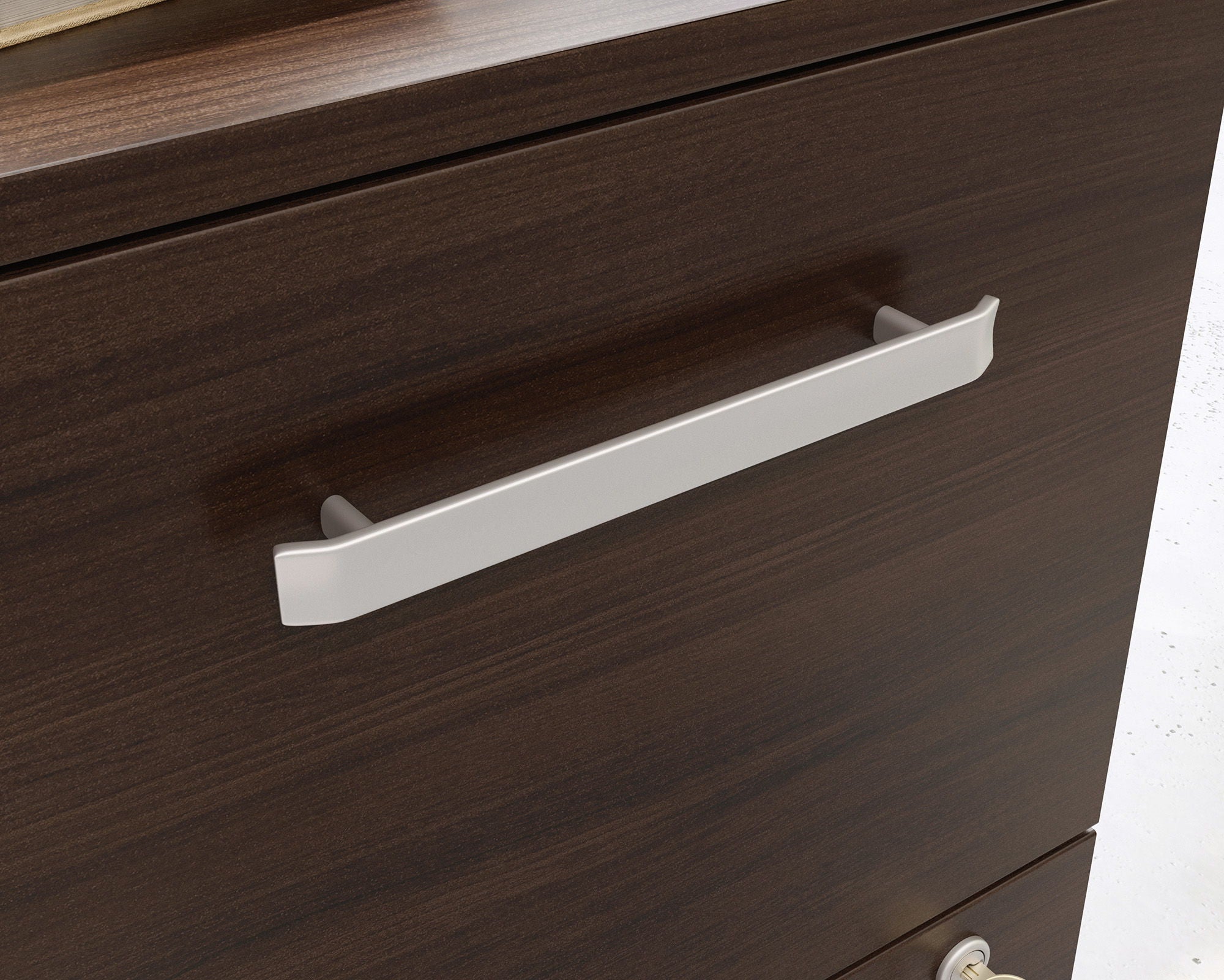 2-Drawer Mobile File Cabinet in Noble Elm